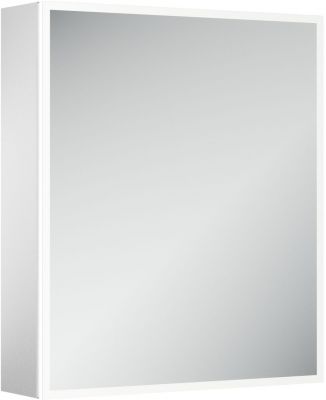 Зеркальный шкаф SANCOS для ванной комнаты из алюминия SANCOS Evoke 600x700х136 мм, с LED подсветкой, SC8060